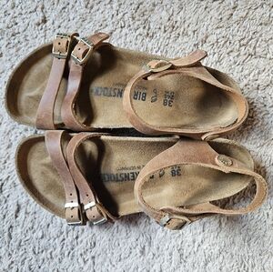 Birkenstock Brown Leather Sandals